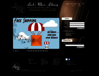 lucksmusic.com screenshot