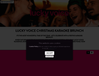 lucky-voice-christmas-karaoke-brunch.designmynight.com screenshot
