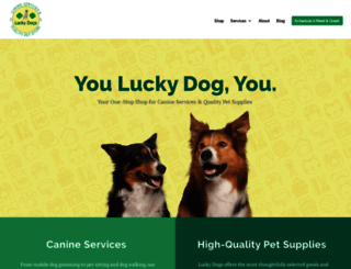 luckydogsservices.com screenshot
