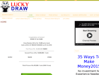 luckydraw.com.pk screenshot