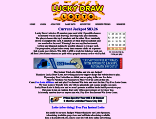 luckydrawlotto.com screenshot