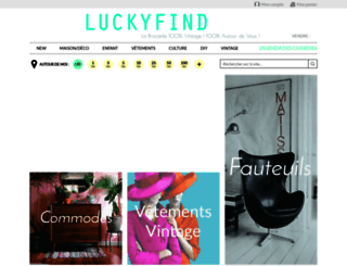 luckyfind.fr screenshot