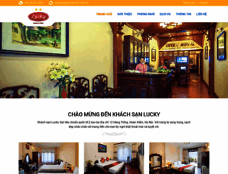 luckyhotel.com.vn screenshot