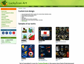 luckyicon.com screenshot