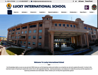 luckyinternationalschool.org screenshot