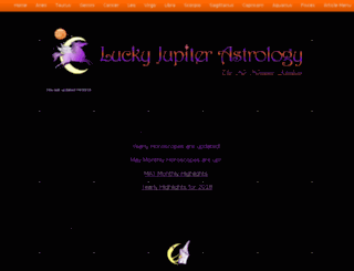 luckyjupiterastrology.com screenshot