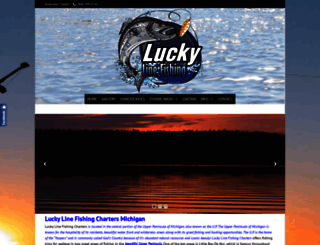 luckylinefishingcharters.com screenshot