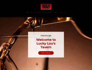 luckyloustavern.com screenshot