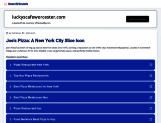 luckyscafeworcester.com screenshot