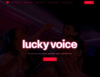 luckyvoice.com screenshot