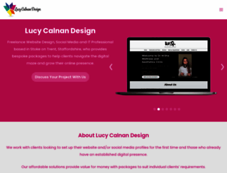 lucycalnandesign.co.uk screenshot