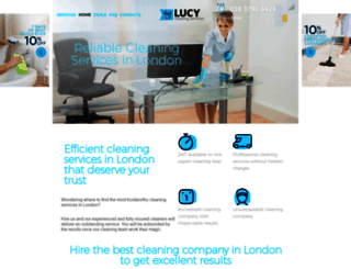 lucycleaningservices.co.uk screenshot