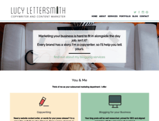 lucylettersmith.com screenshot