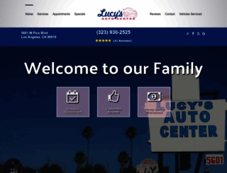 lucysautocenter.com screenshot