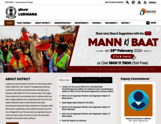 ludhiana.gov.in screenshot