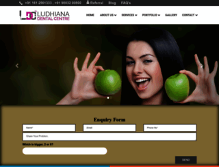 ludhianadentalcentre.com screenshot