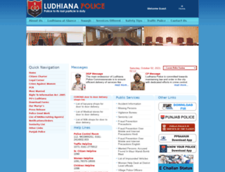 ludhianapolice.in screenshot