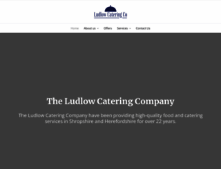 ludlowcatering.co.uk screenshot