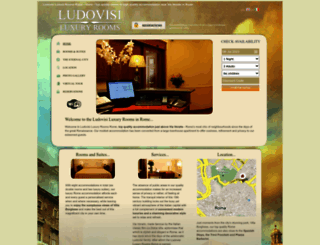 ludovisiluxuryrooms.com screenshot