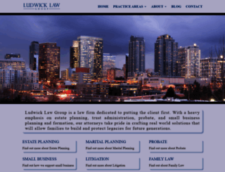 ludwicklawgroup.com screenshot