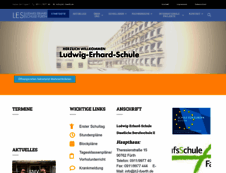 ludwig-erhard-schule.de screenshot