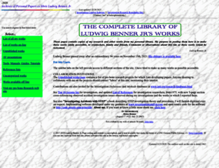 ludwigbenner.org screenshot
