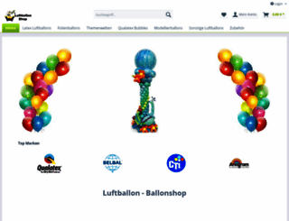 luftballon-ballonshop.de screenshot