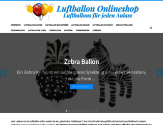 luftballon-onlineshop.de screenshot
