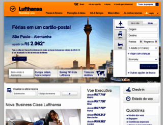 lufthansa-brazil.com screenshot