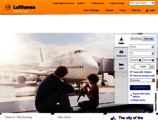 lufthanza.com screenshot