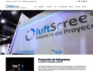 luftscreen.com.mx screenshot
