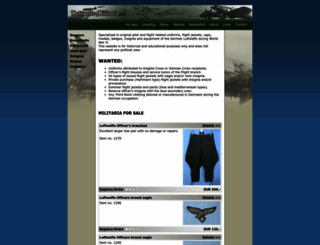 luftwaffe-militaria.com screenshot