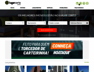 lugarcerto.com.br screenshot
