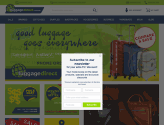 luggagedirect.com.au screenshot