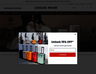 luggageonline.com screenshot
