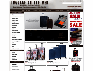 luggageontheweb.com screenshot