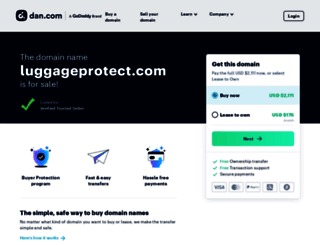 luggageprotect.com screenshot