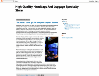 luggages-handbags.blogspot.com screenshot