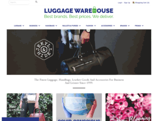 luggagewarehouse.co.za screenshot