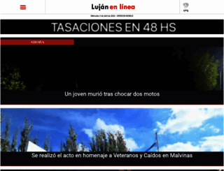 lujanenlinea.com.ar screenshot