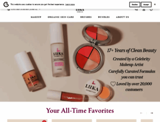 lukacosmetics.com screenshot