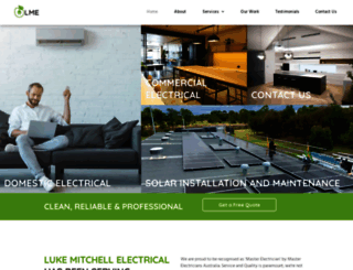 lukemitchellelectrical.com.au screenshot