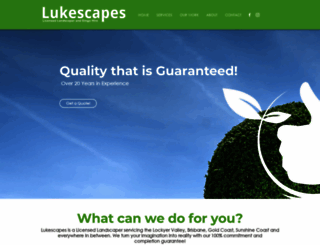 lukescapes.com.au screenshot