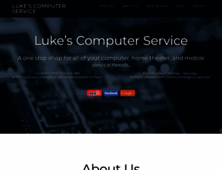 lukescomputerservice.com screenshot