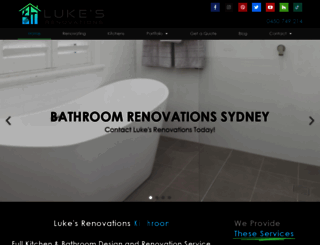 lukesrenovations.com.au screenshot