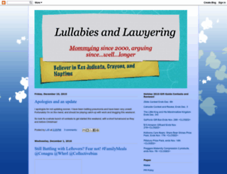 lullabiesandlawyering.blogspot.com screenshot