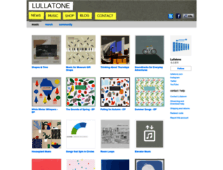 lullatone.bandcamp.com screenshot