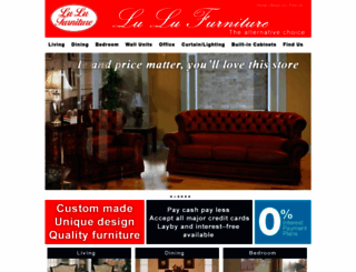 lulufurniture.com.au screenshot