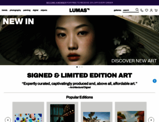 lumas.com screenshot