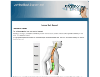 lumbarbacksupport.net screenshot